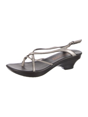Donald Pliner Leather Slingback Sandals