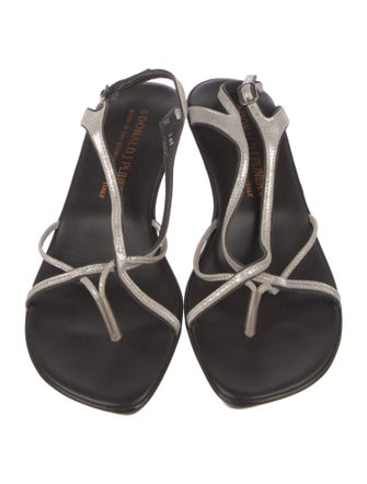 Donald Pliner Leather Slingback Sandals