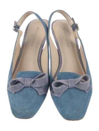 Donald Pliner Suede Slingback Pumps