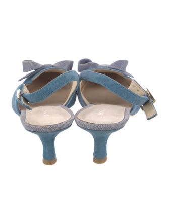 Donald Pliner Suede Slingback Pumps