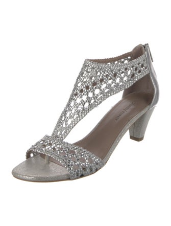 Donald Pliner Leather Braided Accents Sandals