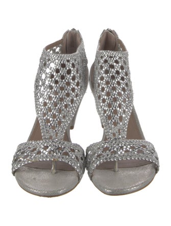 Donald Pliner Leather Braided Accents Sandals