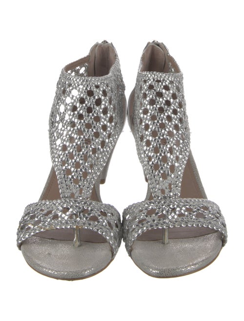 Donald Pliner Leather Braided Accents Sandals