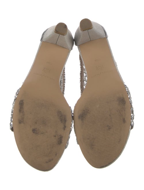 Donald Pliner Leather Braided Accents Sandals