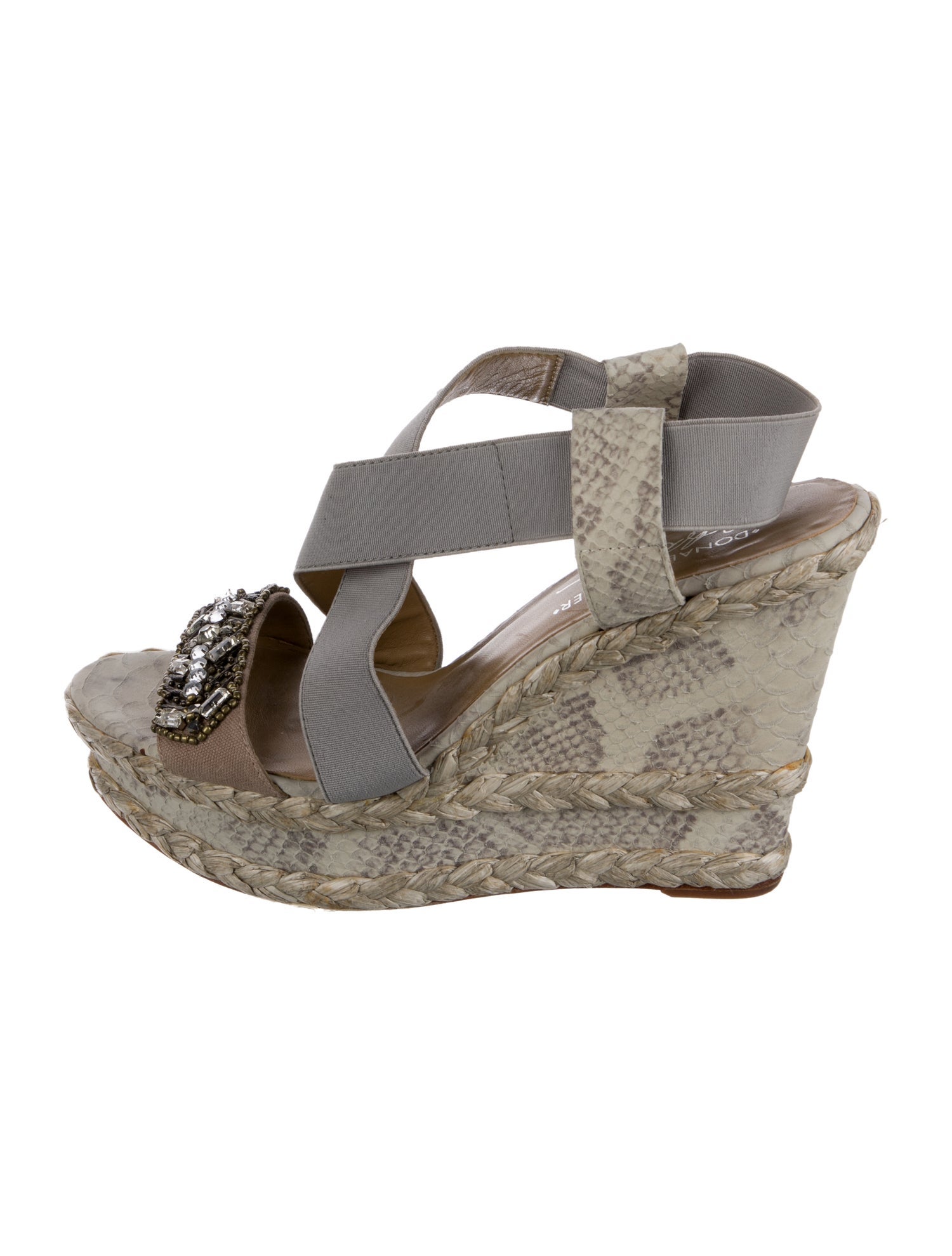 Donald Pliner Snakeskin Animal Print Espadrilles