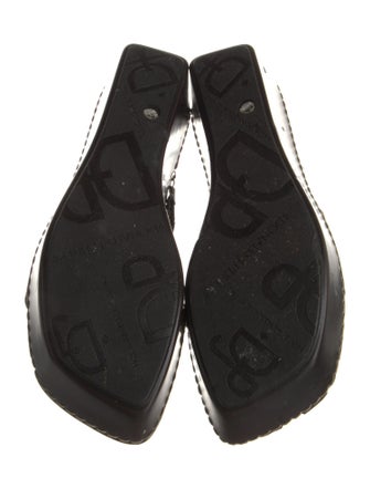 Donald Pliner Suede Beaded Accents Slides