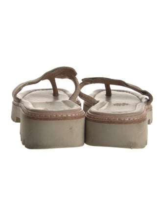 Donald Pliner Suede Slides