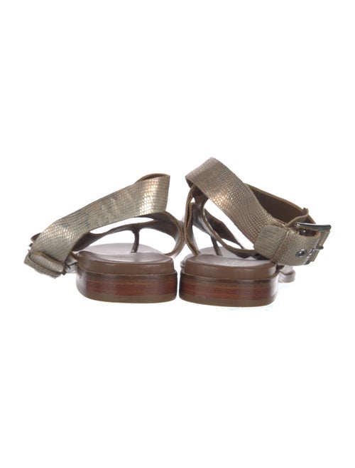 Donald Pliner Leather Animal Print Gladiator Sandals