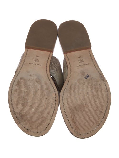 Donald Pliner Leather Animal Print Gladiator Sandals