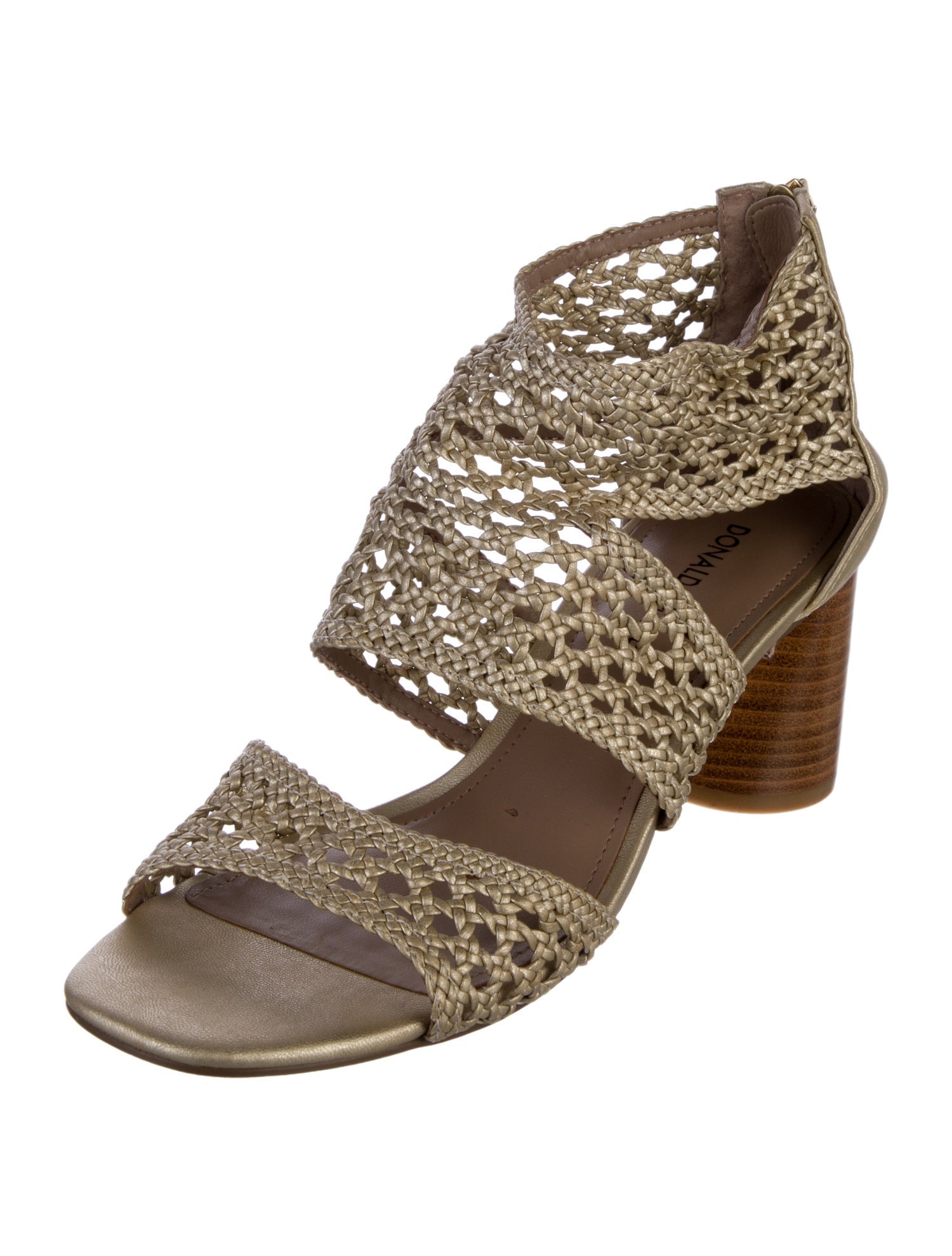 Donald Pliner Leather Animal Print Gladiator Sandals