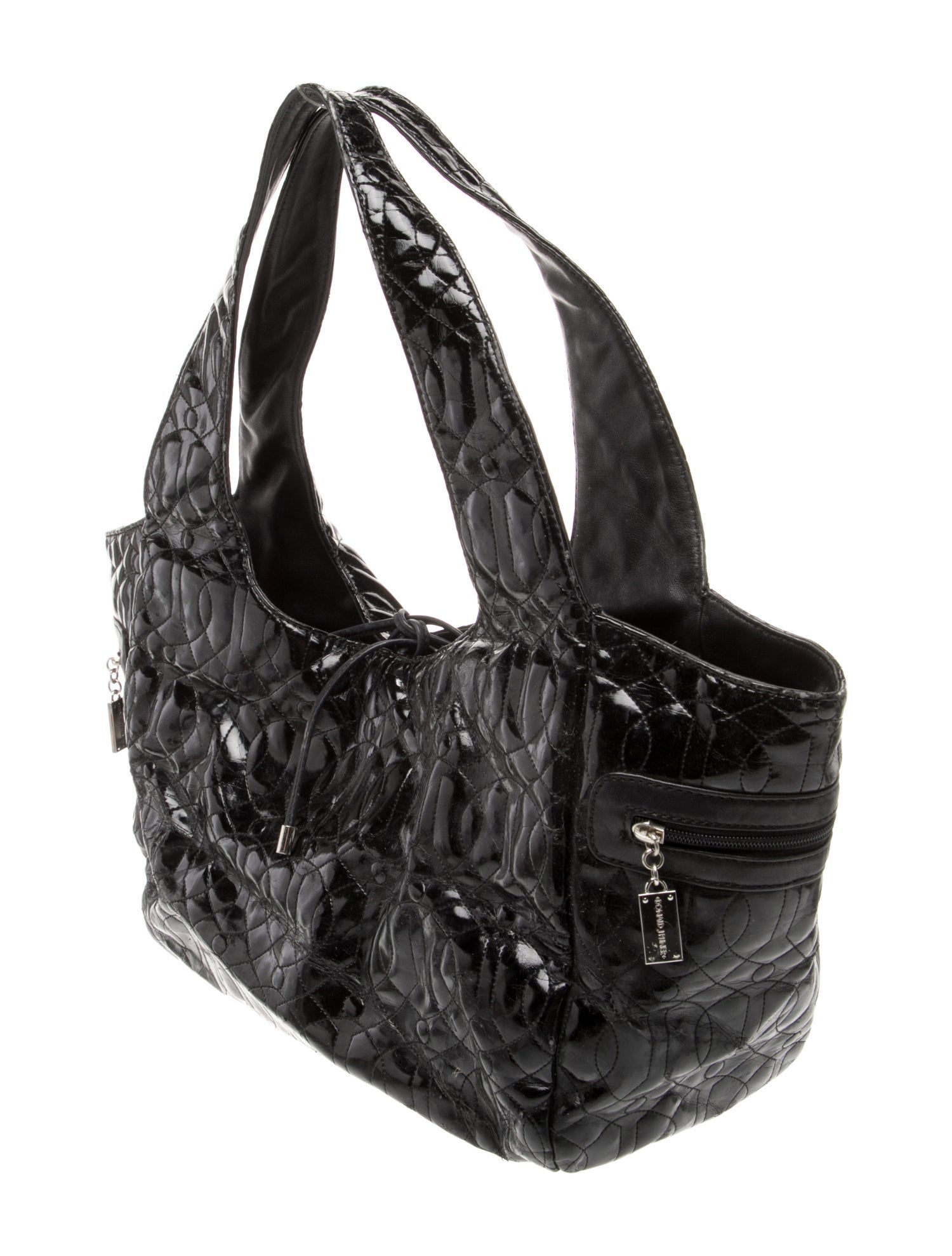 Donald Pliner Patent Leather Belt Bag