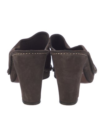 Donald Pliner Suede Mules