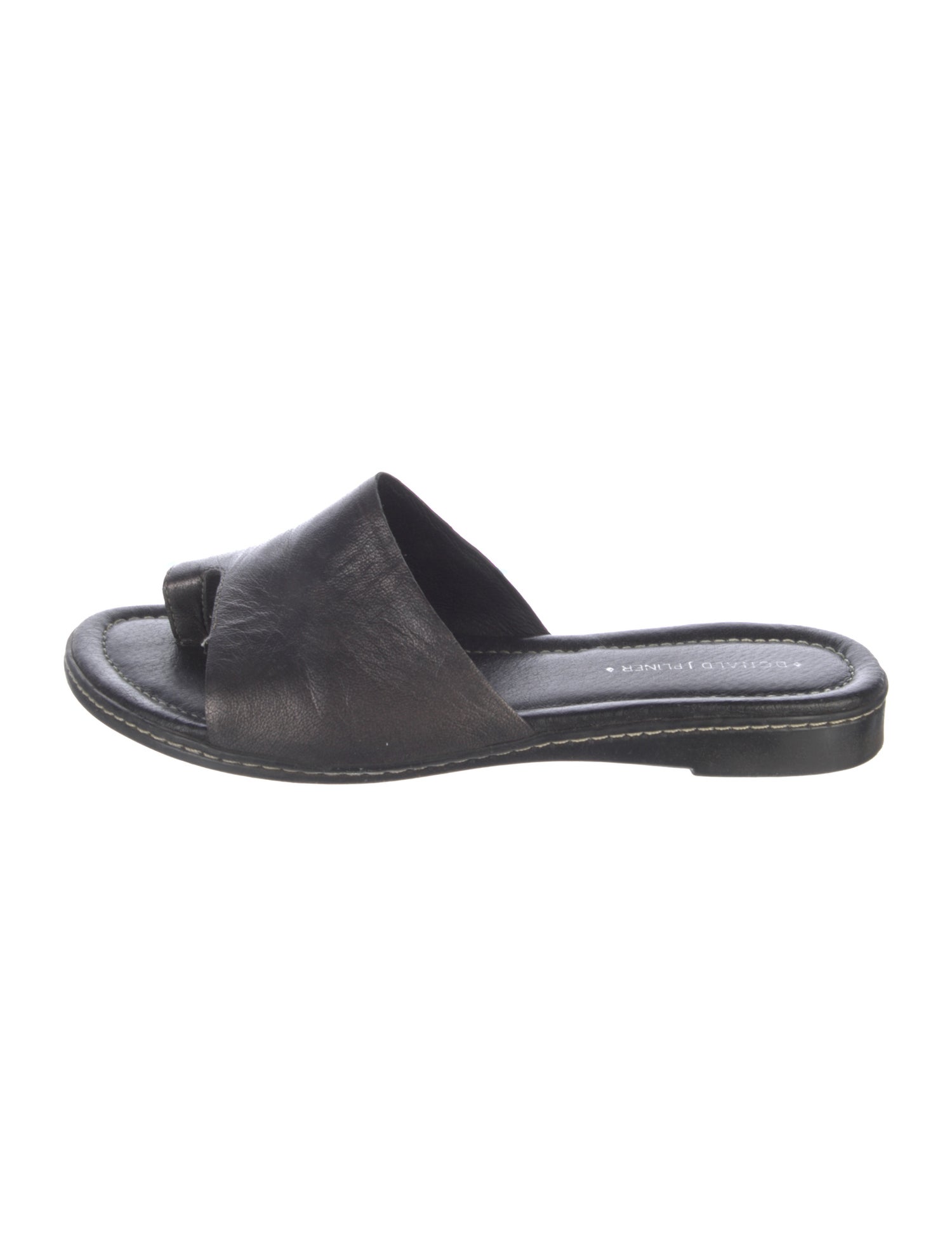 Donald Pliner Leather Slides