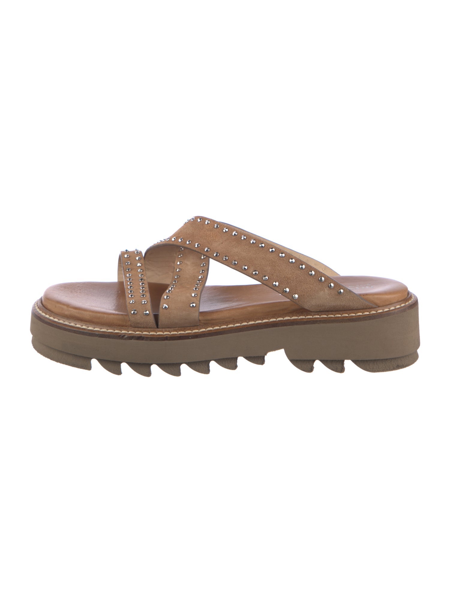 Donald Pliner Suede Slides