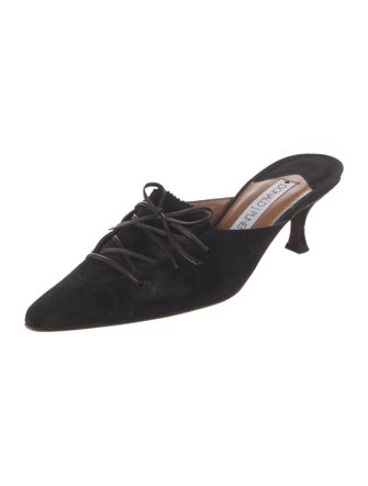 Donald Pliner Suede Mules