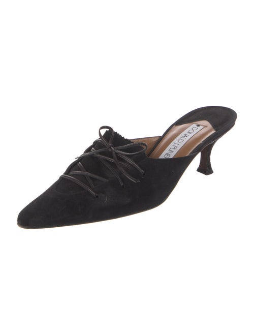 Donald Pliner Suede Mules