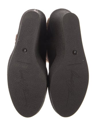 Donald Pliner Suede Fur Trim Boots