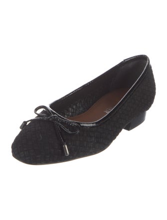 Donald Pliner Embossed Leather Ballet Flats
