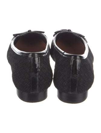 Donald Pliner Embossed Leather Ballet Flats