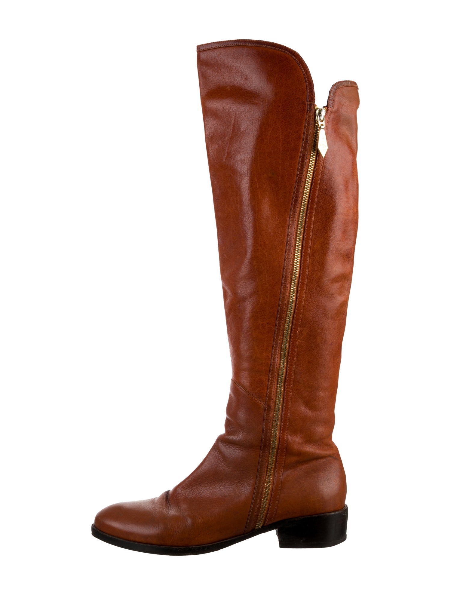 Donald Pliner Leather Riding Boots