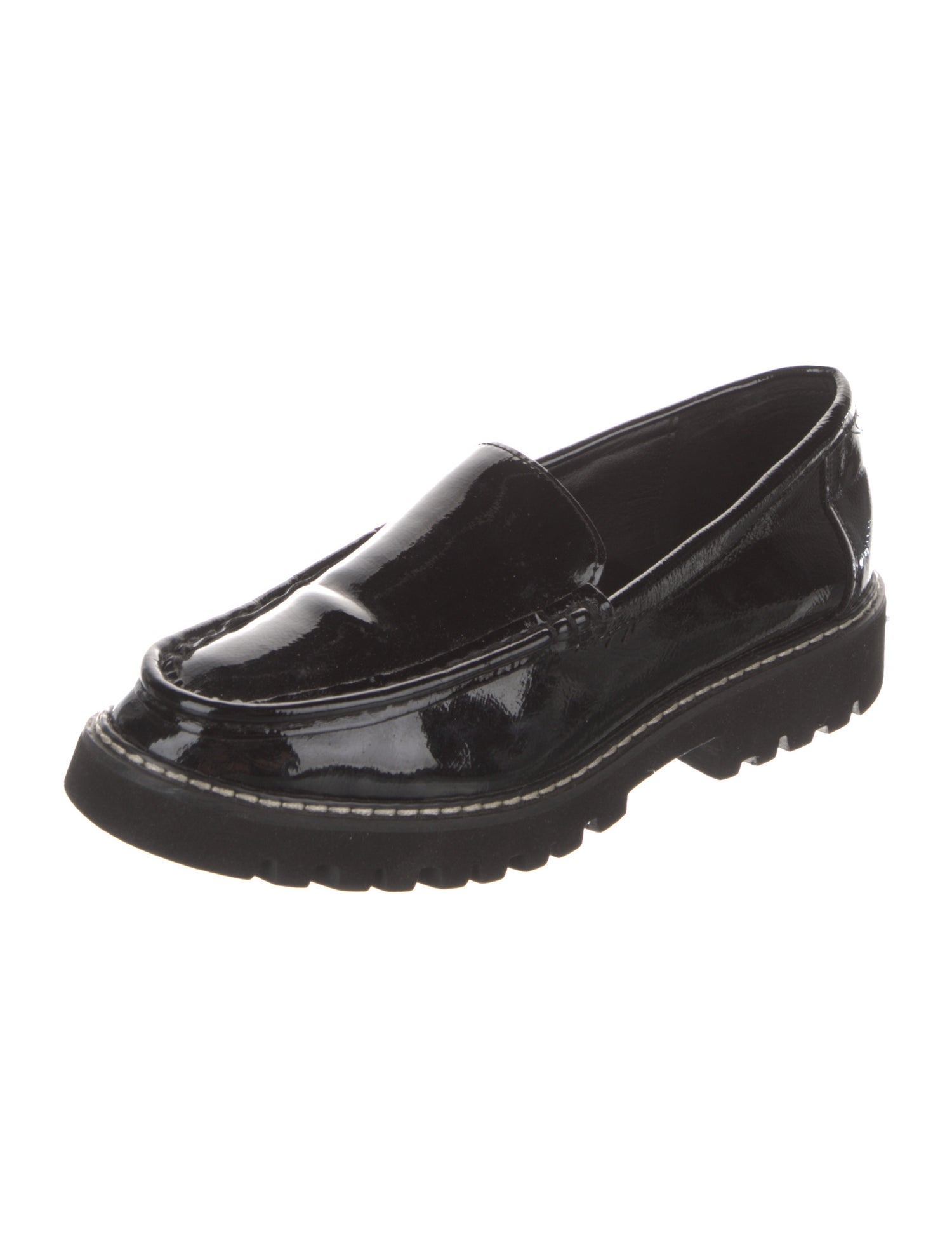 Donald Pliner Patent Leather Loafers