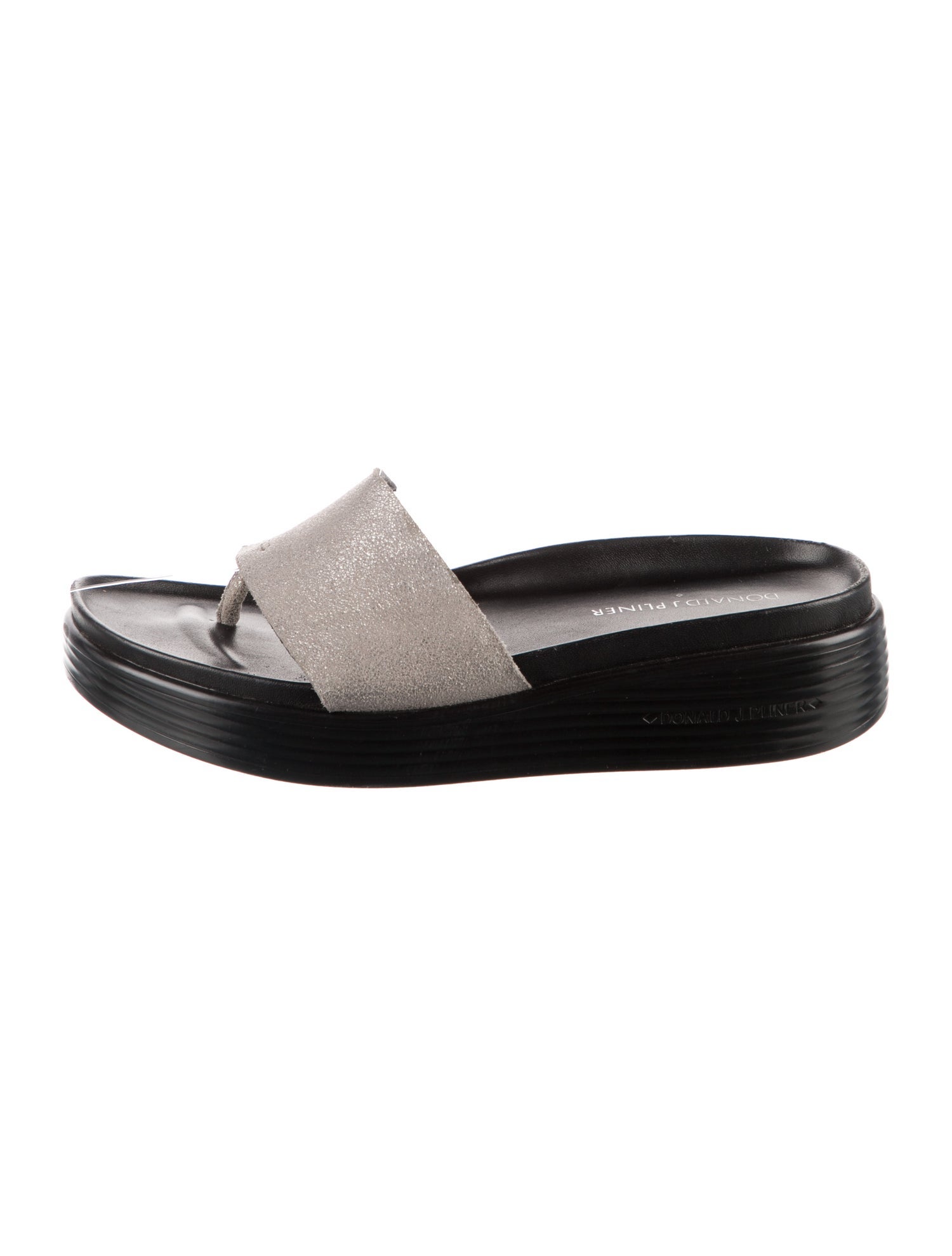 Donald Pliner Leather Slides
