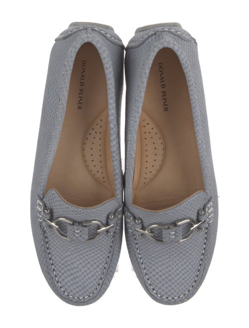 Donald Pliner Leather Animal Print Loafers