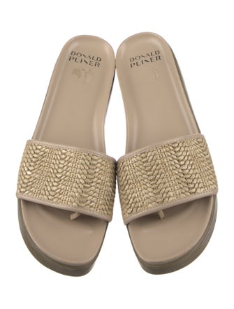 Donald Pliner Straw Slides