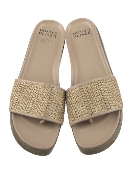 Donald Pliner Straw Slides