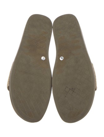 Donald Pliner Straw Slides