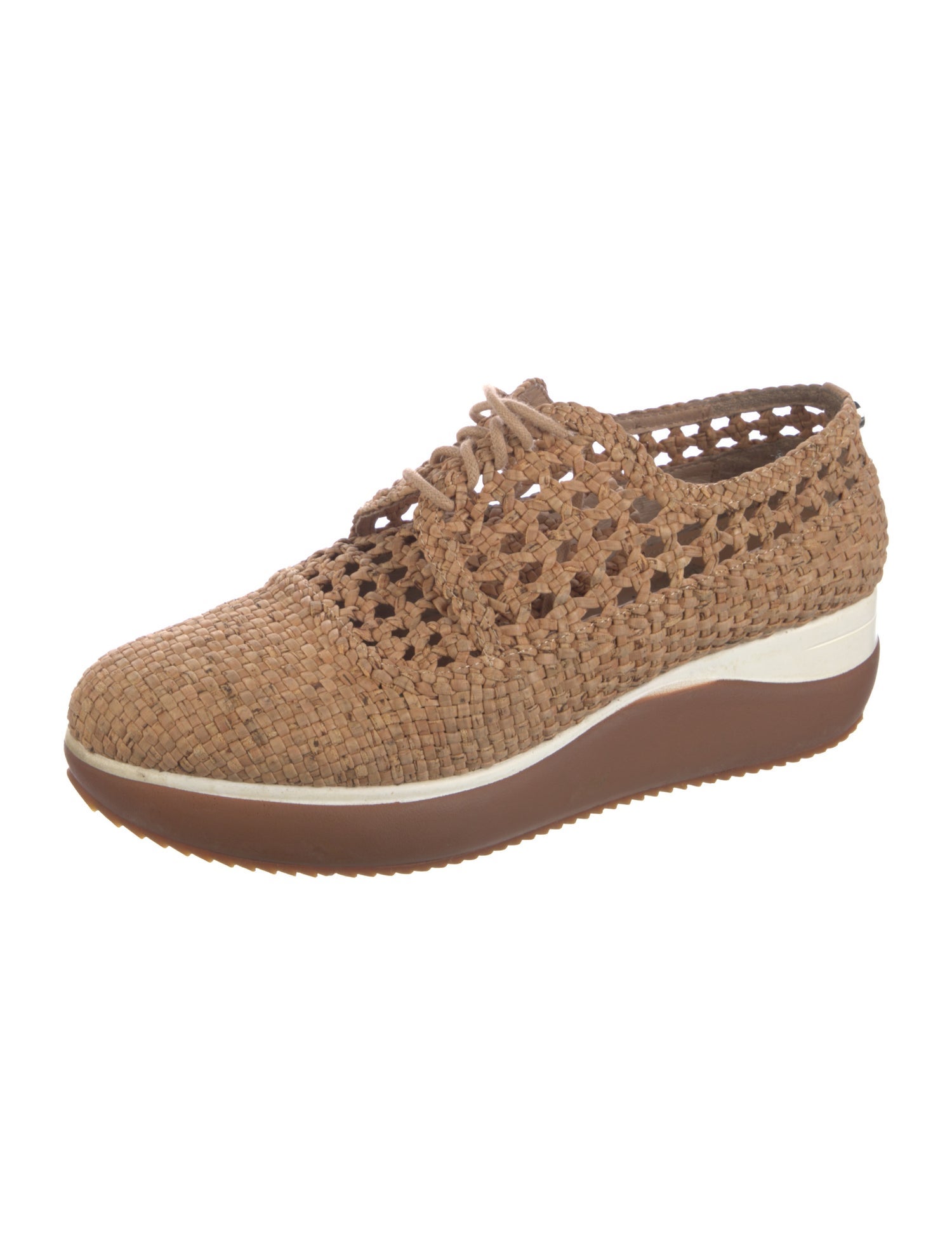 Donald Pliner Straw Patterned Sneakers