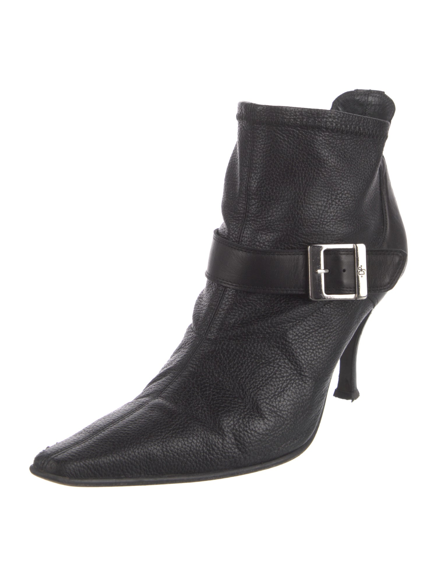 Donald Pliner Leather Animal Print Sock Boots