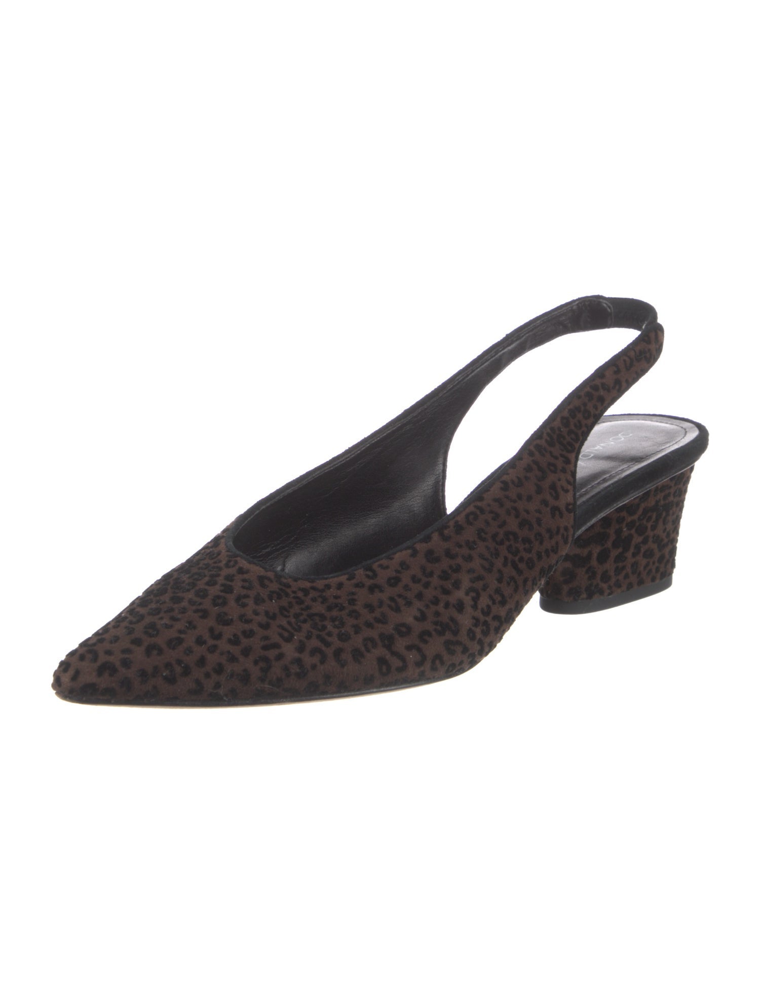 Donald Pliner Suede Animal Print Slingback Pumps