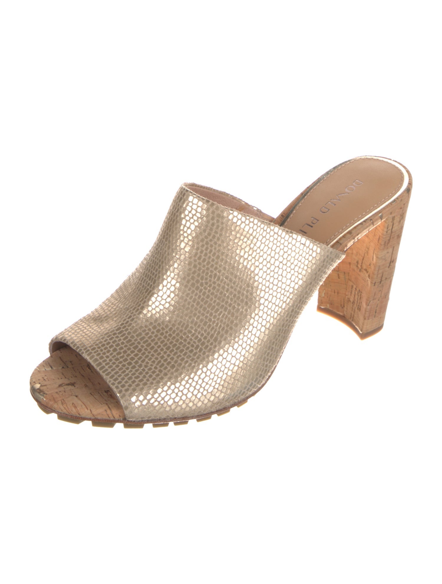 Donald Pliner Suede Slides