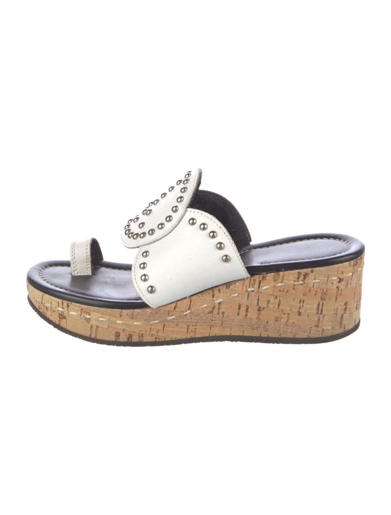 Donald Pliner Leather Slides