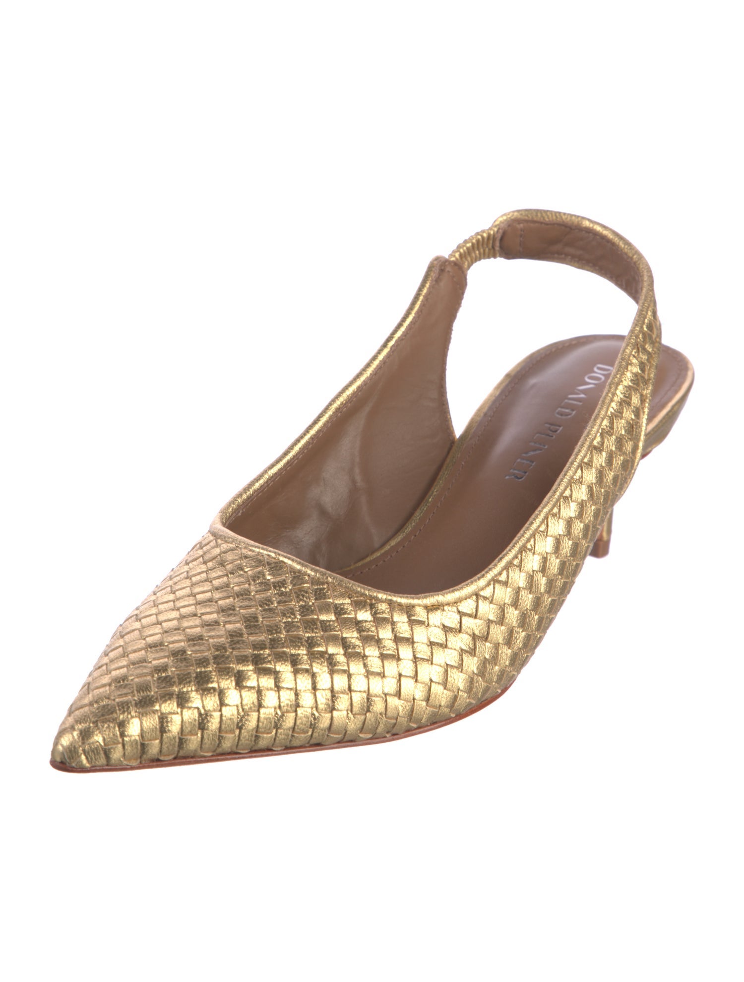 Donald Pliner Leather Animal Print Slingback Pumps