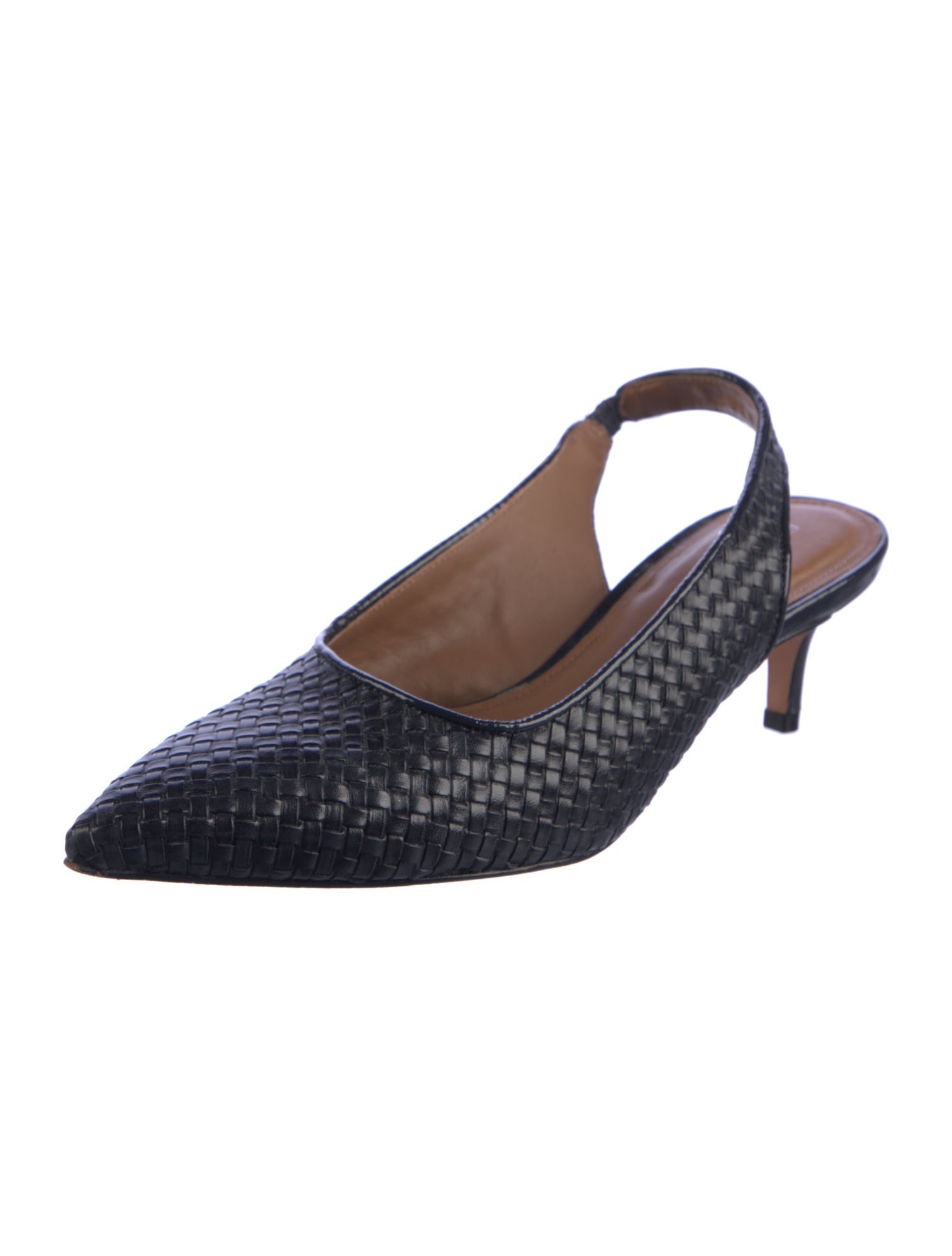 Donald Pliner Leather Slingback Pumps