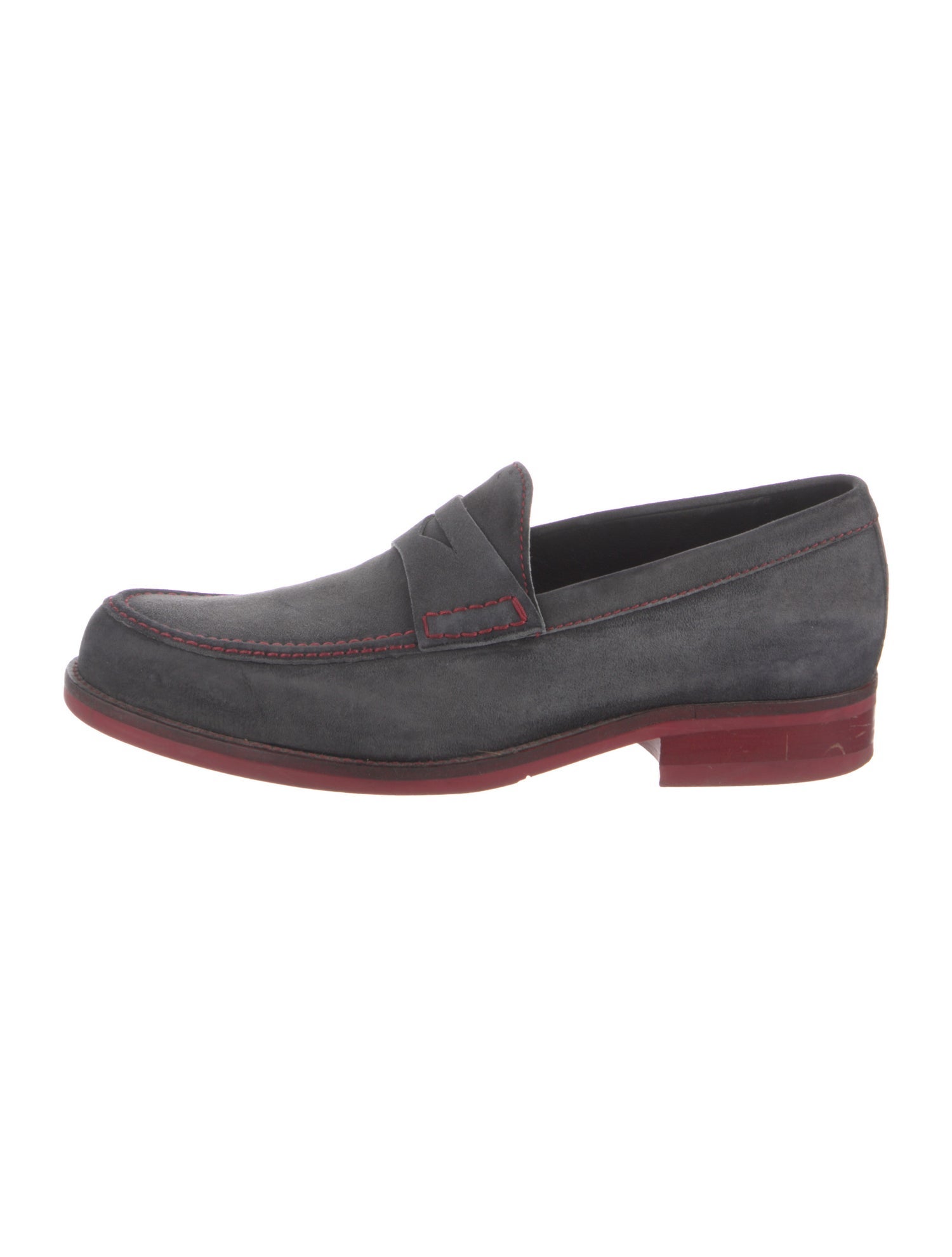 Donald Pliner Suede Dress Loafers