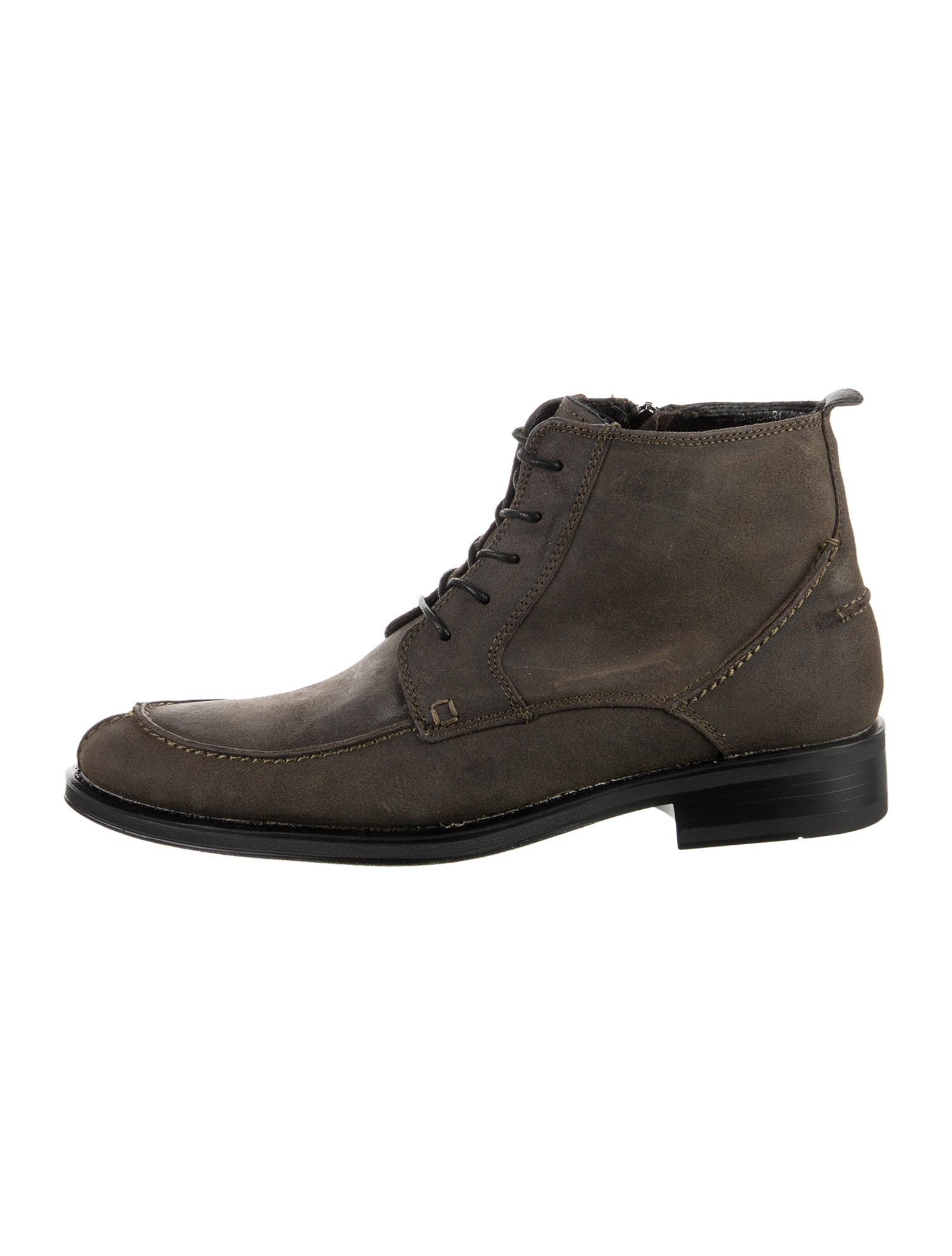 Donald Pliner Leather Lace-Up Boots