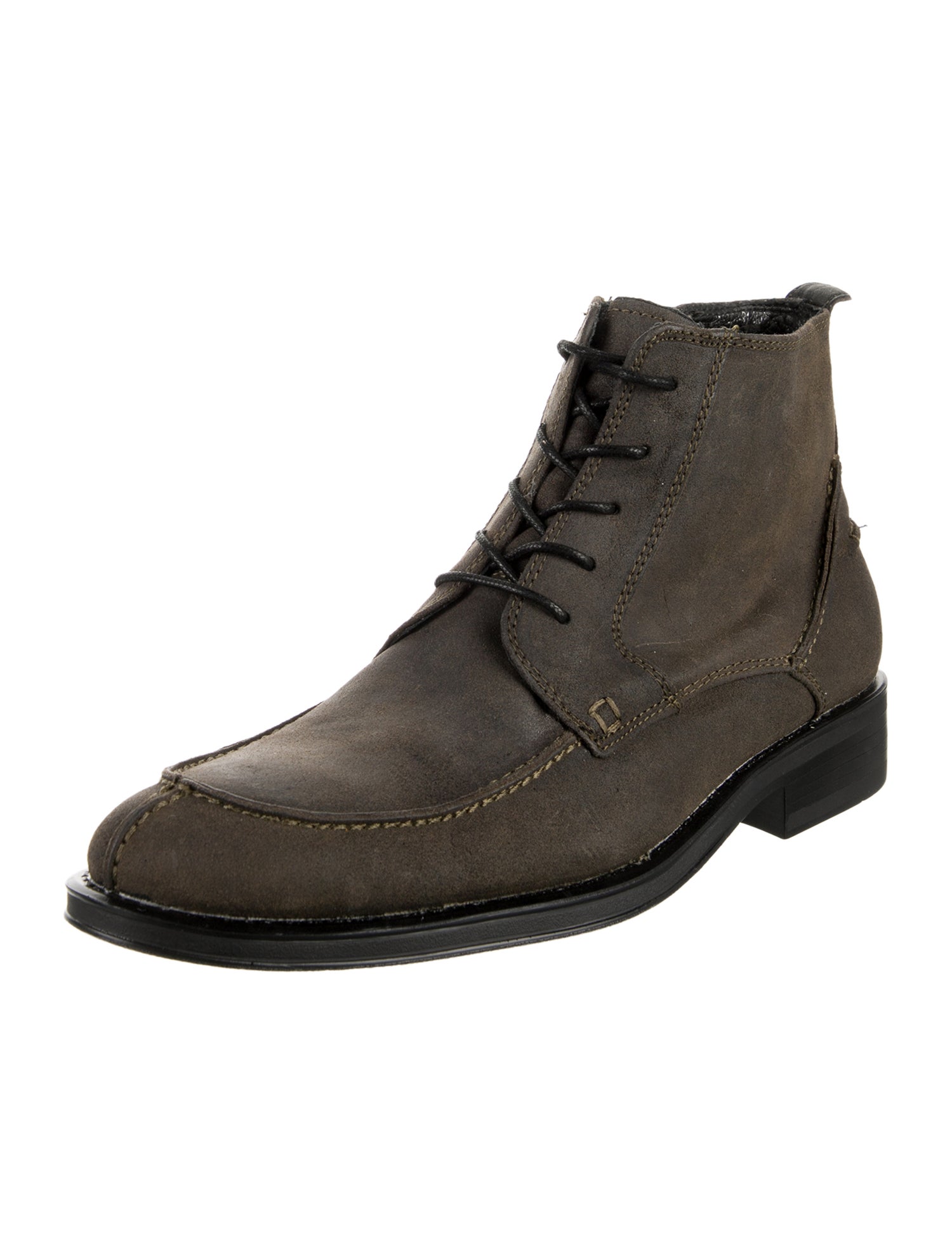 Donald Pliner Leather Lace-Up Boots
