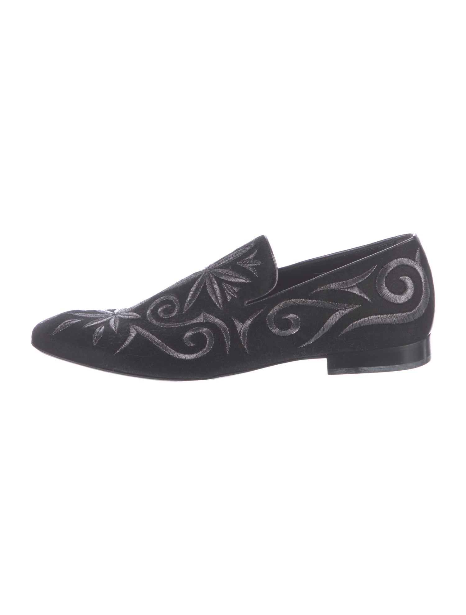 Donald Pliner Suede Printed Loafers