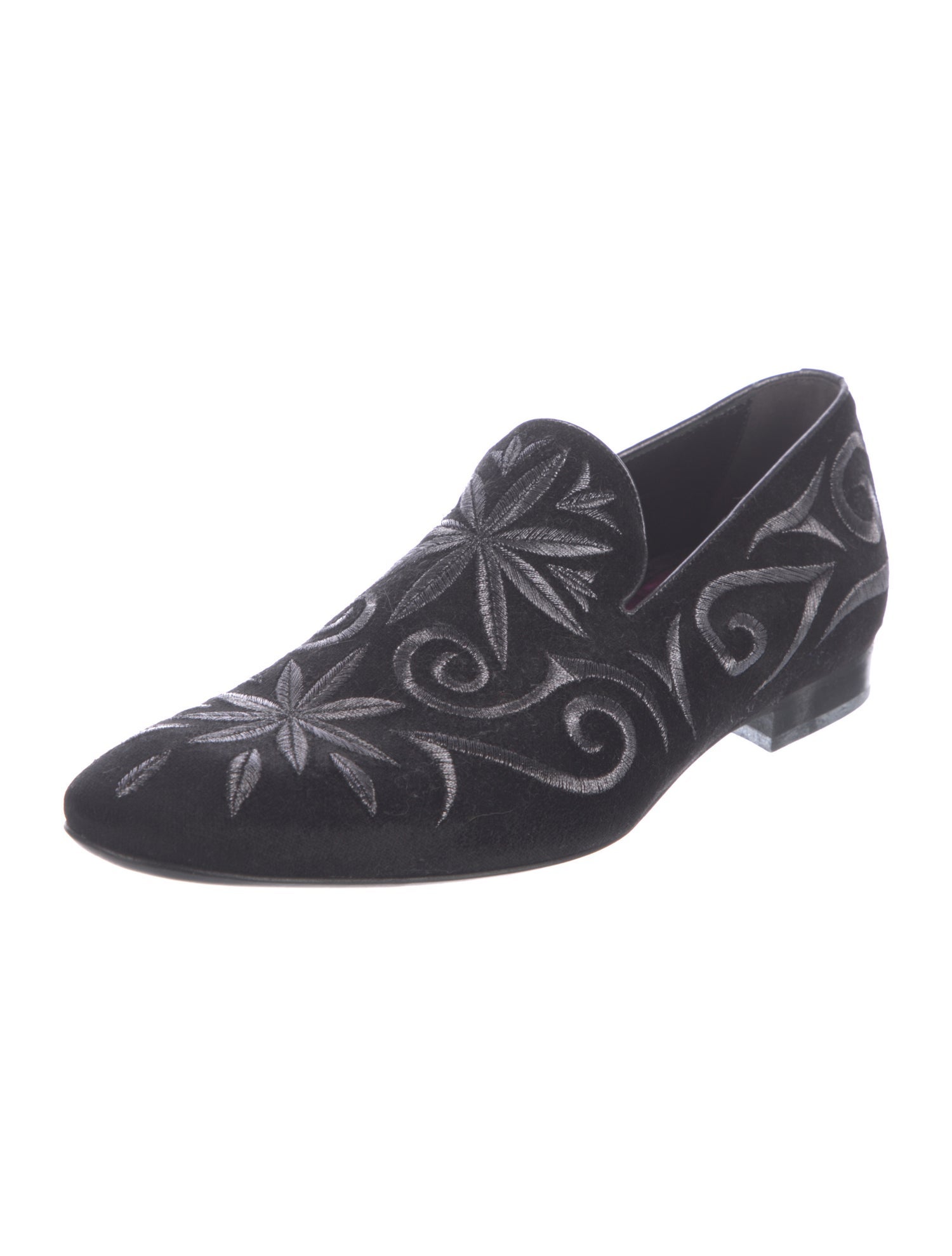 Donald Pliner Suede Printed Loafers