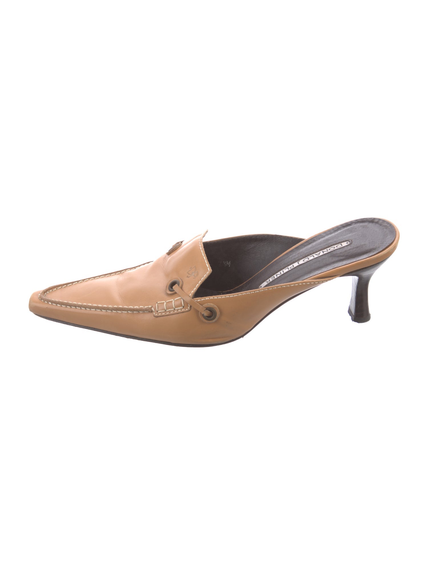 Donald Pliner Leather Mules