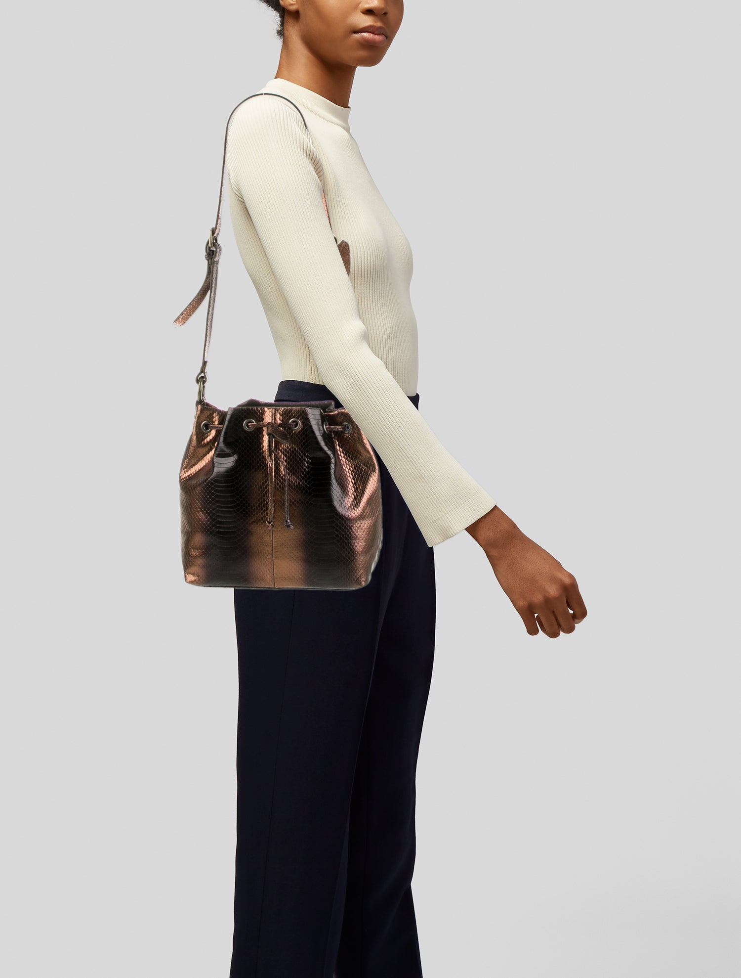 Donald Pliner Leather Shoulder Bag