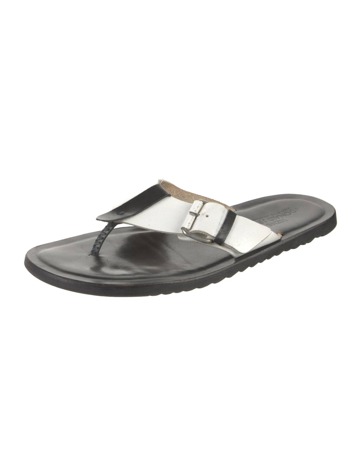 Donald Pliner Leather Flip Flops