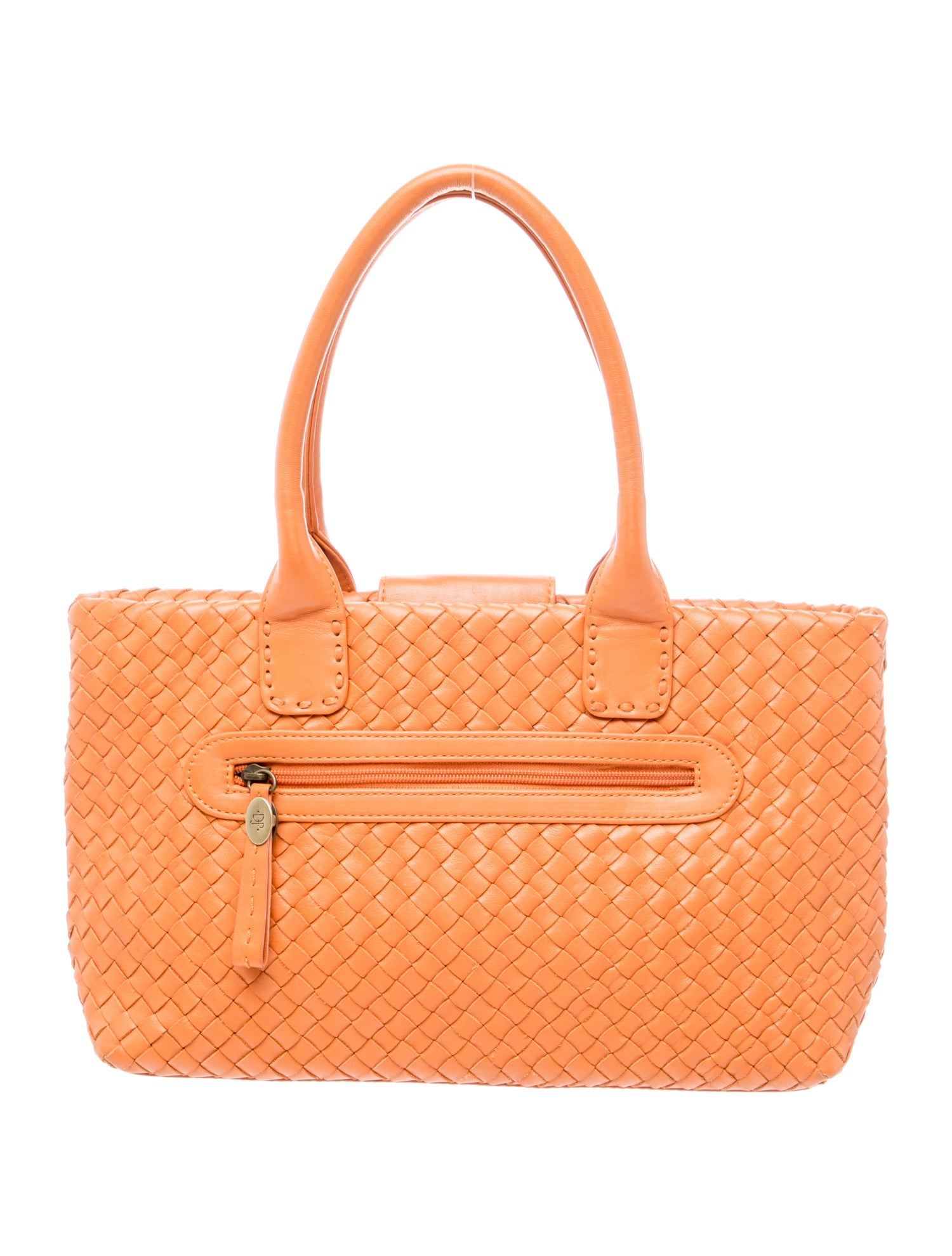 Donald Pliner Leather Top Handle Bag