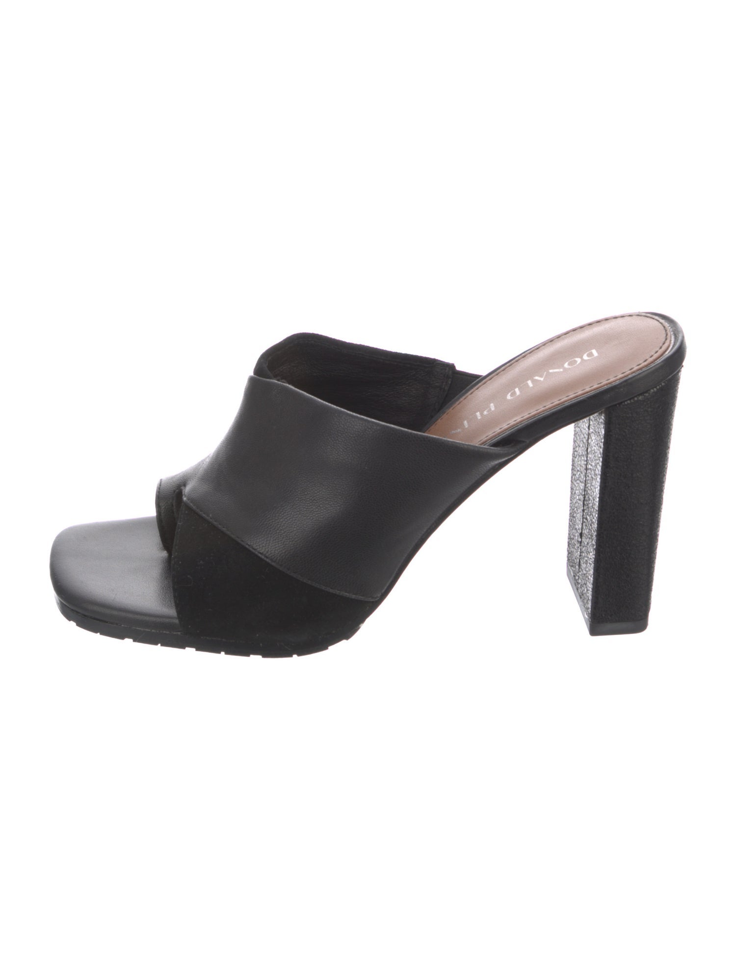 Donald Pliner Leather Slides