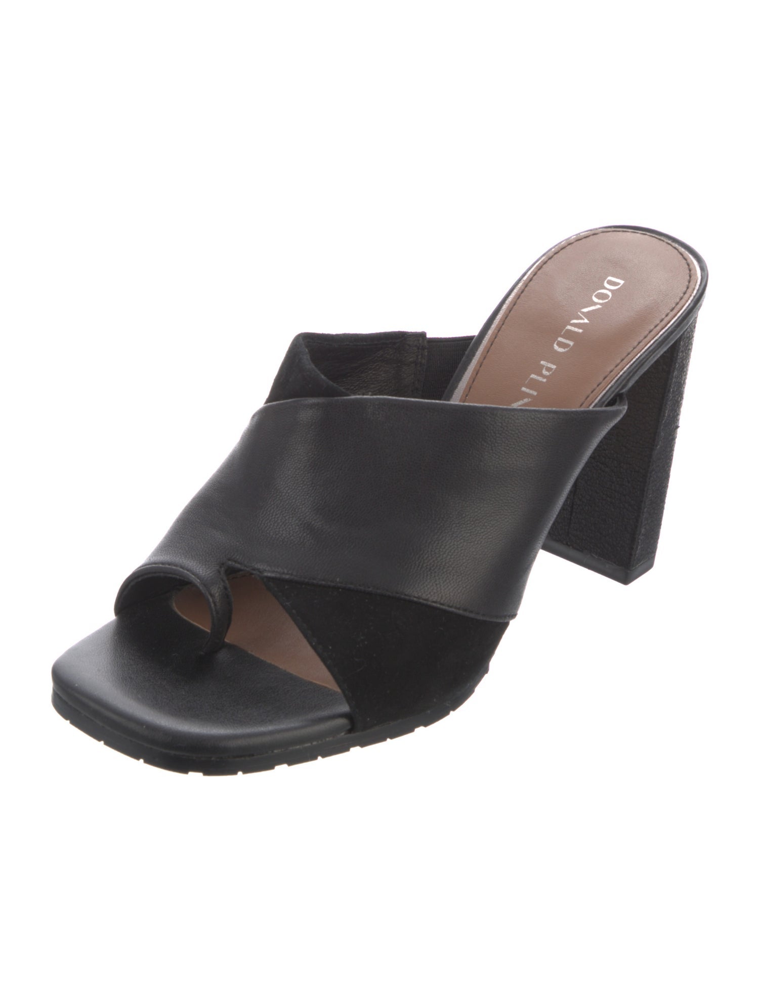 Donald Pliner Leather Slides