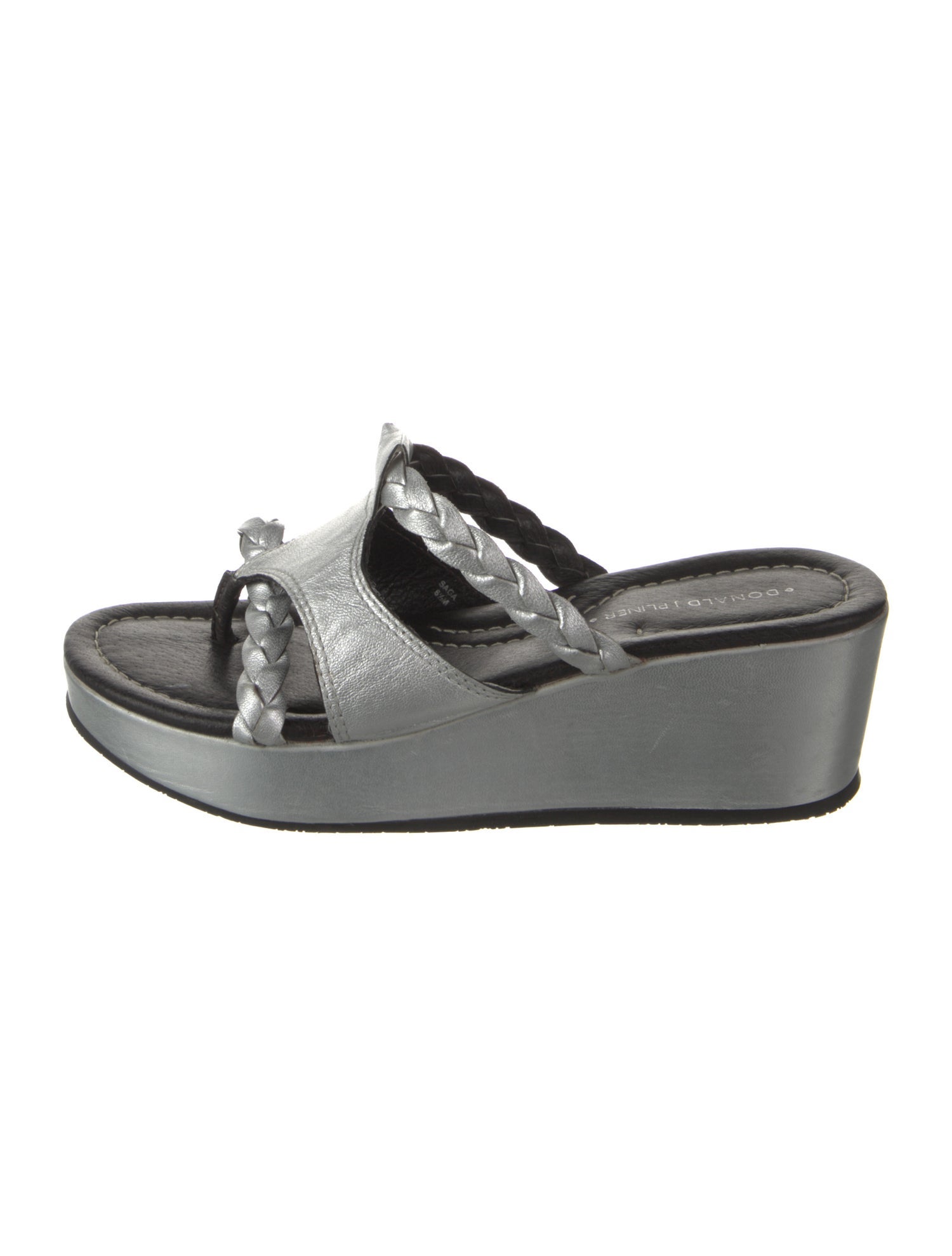 Donald Pliner Leather Slides