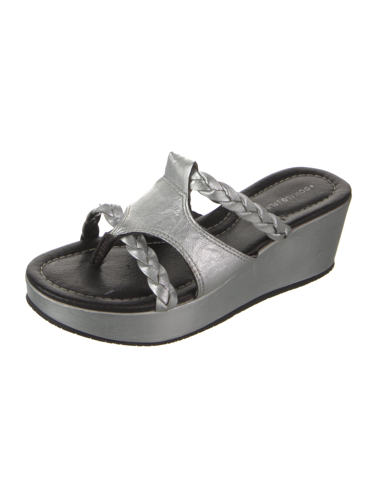 Donald Pliner Leather Slides